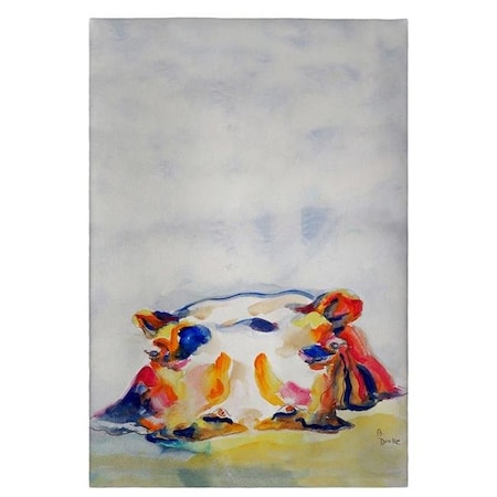 Betsy Drake Betsy Drake GT157 Hippo Guest Towel - 20 x 20 in. GT157